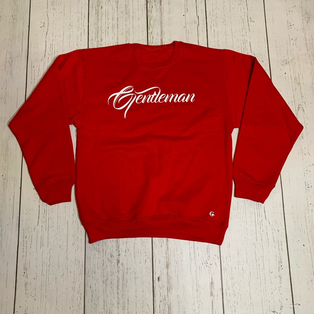 Gentleman Apparels Red Crewneck Sweater - Picture 2 of 2